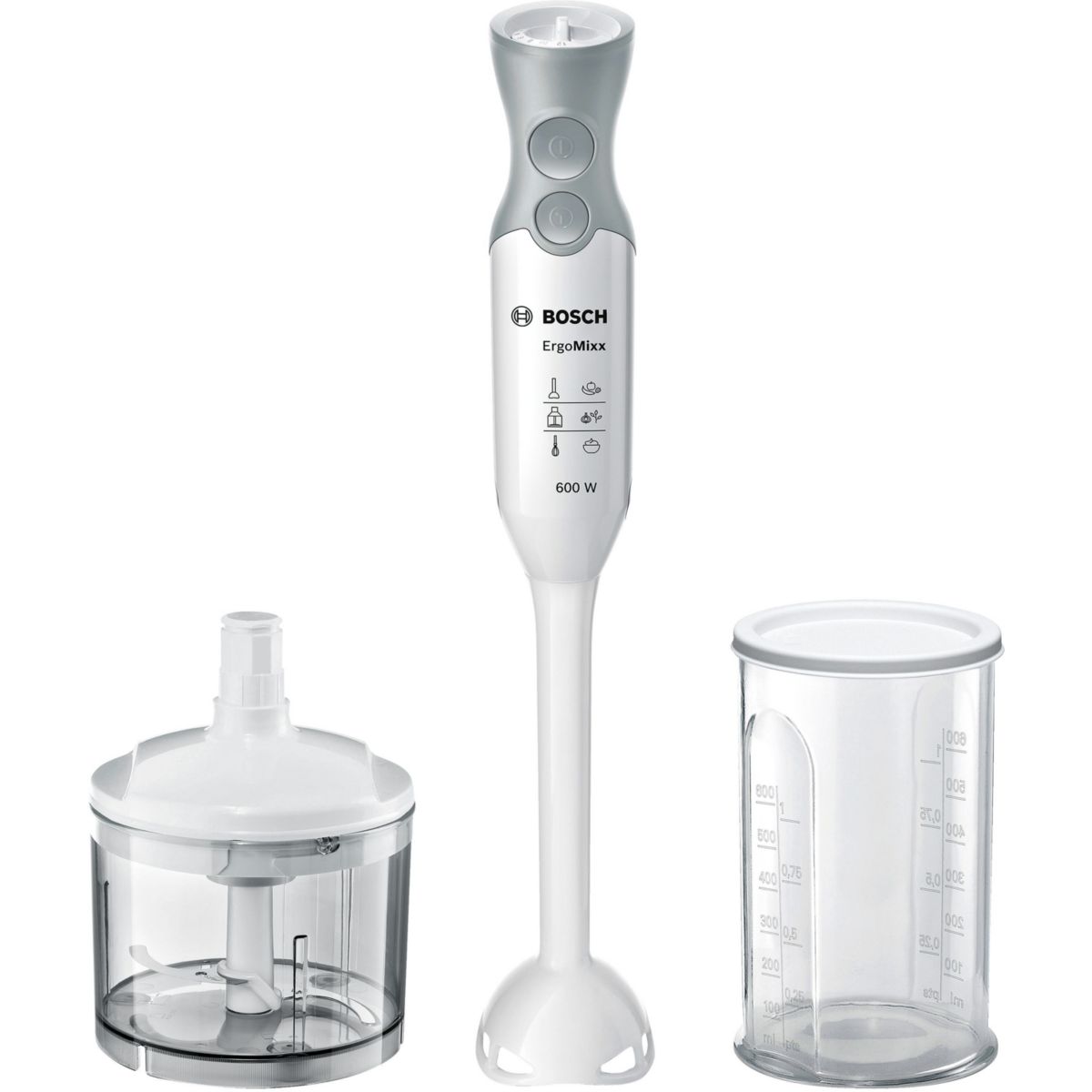 Mixeur MSM66020 blanc et gris, BOSCH