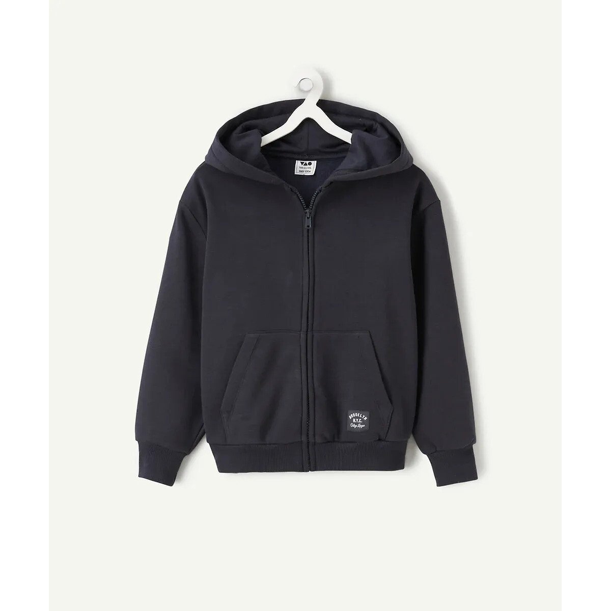 Sweatjacke mit Kapuze und Reissverschluss marine, TAPE A L'OEIL