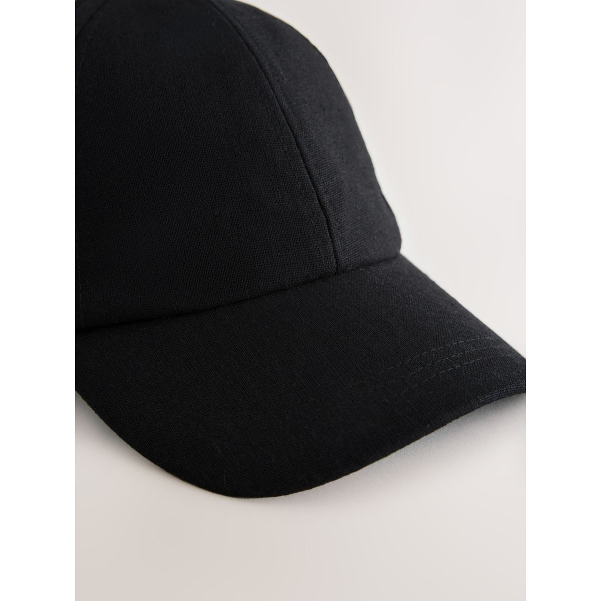 Casquette en lin noir, NEXT
