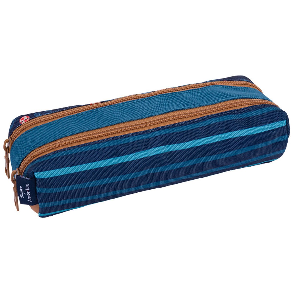 Trousse double compartiment bleu marine, TANN'S