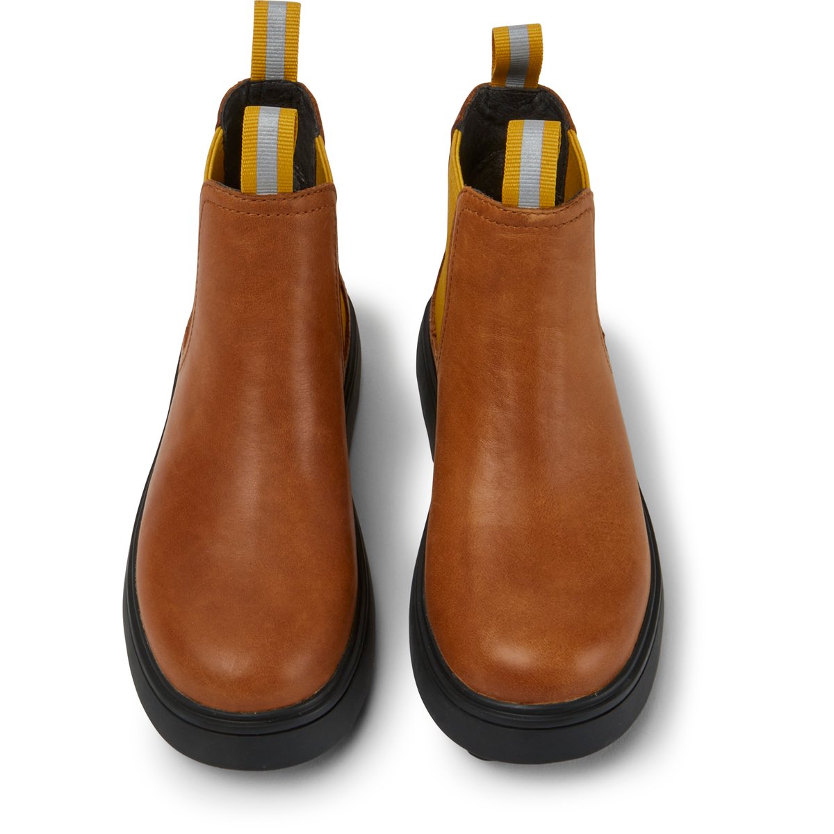 Bottines Cuir Norte Kids marron, CAMPER
