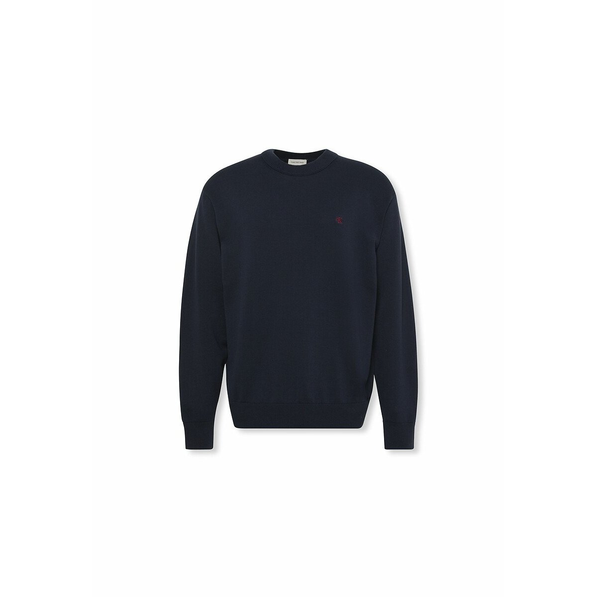 Pull col rond bleu marine, CALVIN KLEIN
