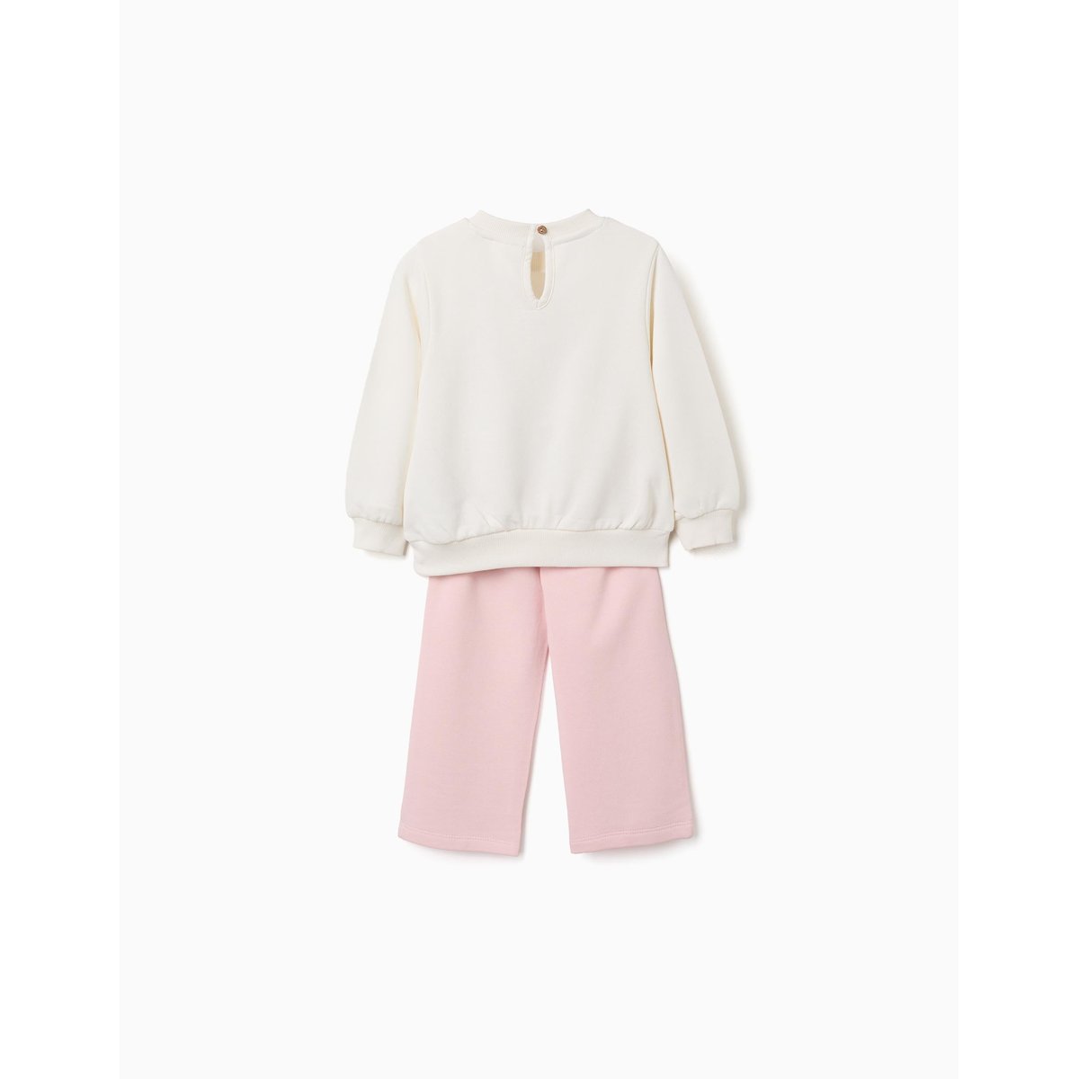 Ensemble de jogging en coton avec imprimé Minnie blanc, ZIPPY