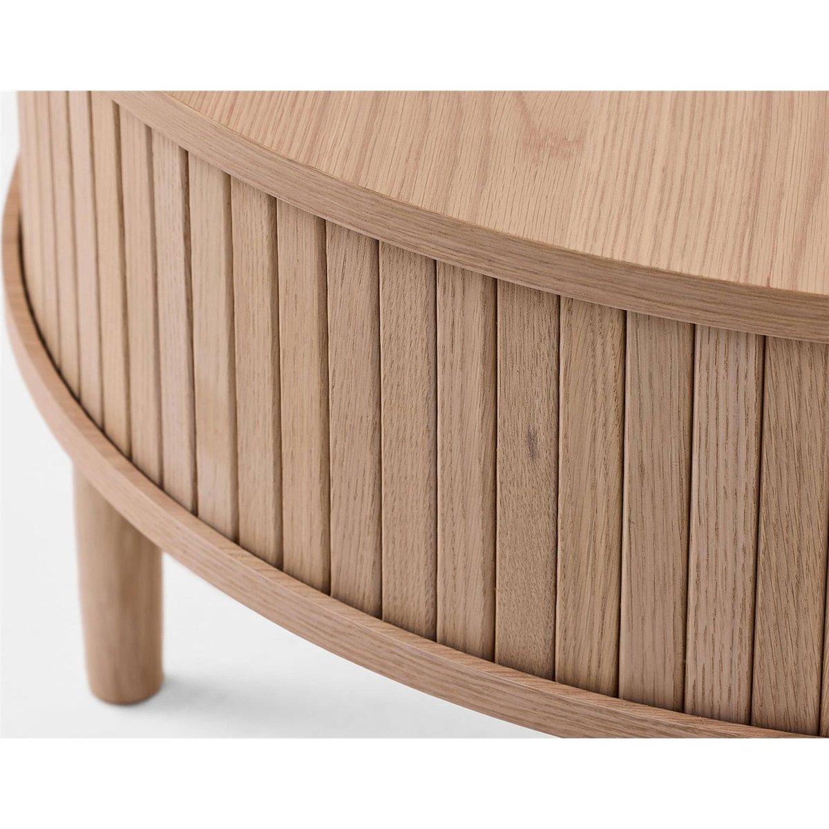 Table basse ronde collection META chêne, RECOLLECTION