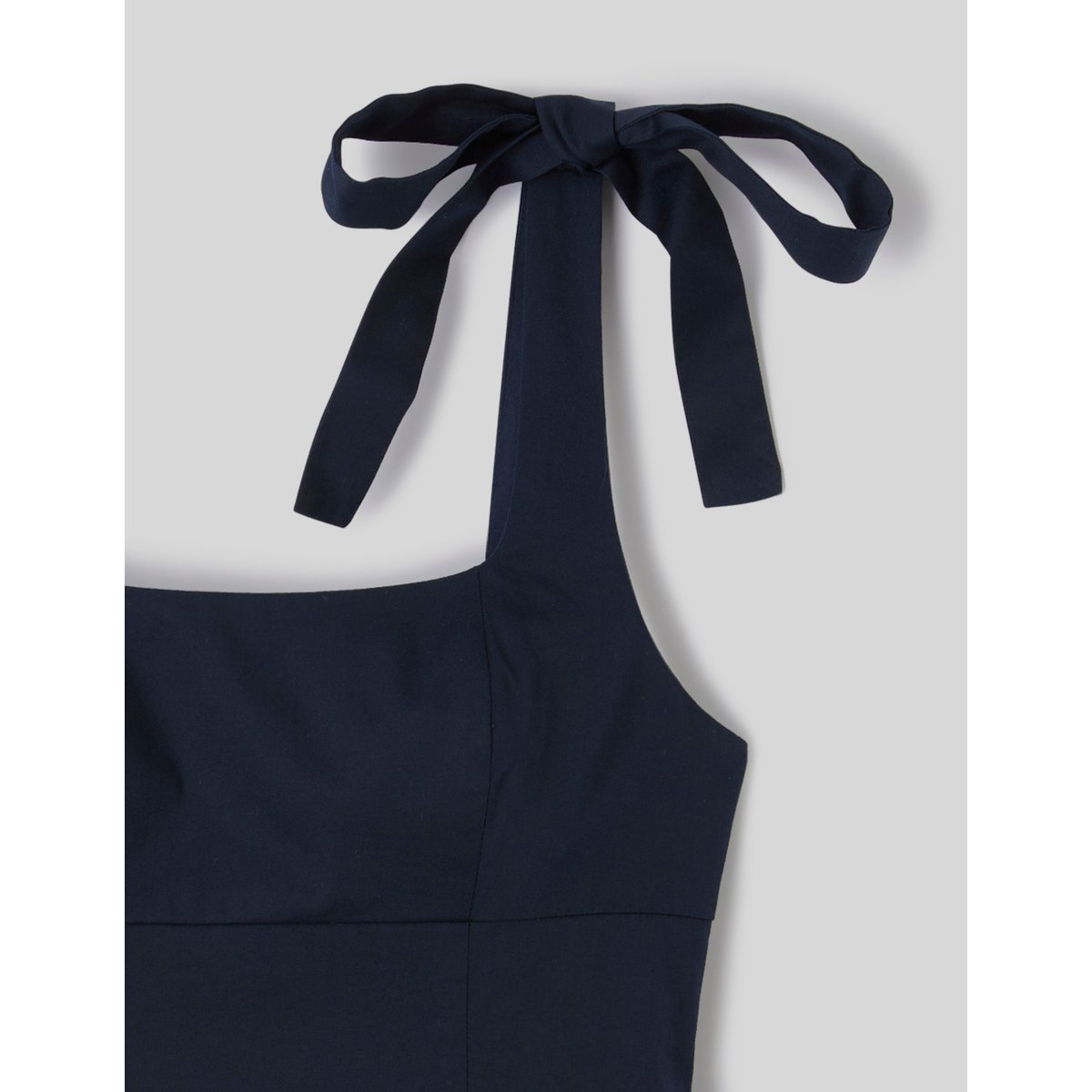 Robe courte à volants bleu foncé, BZB