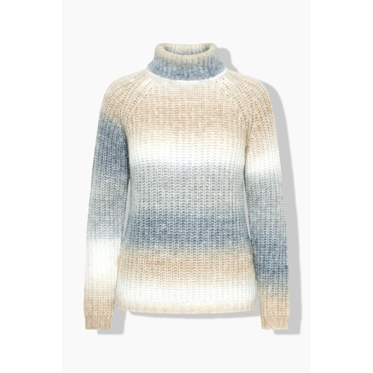 Pull avec dégradé de couleurs gris clair chiné, ULLA POPKEN