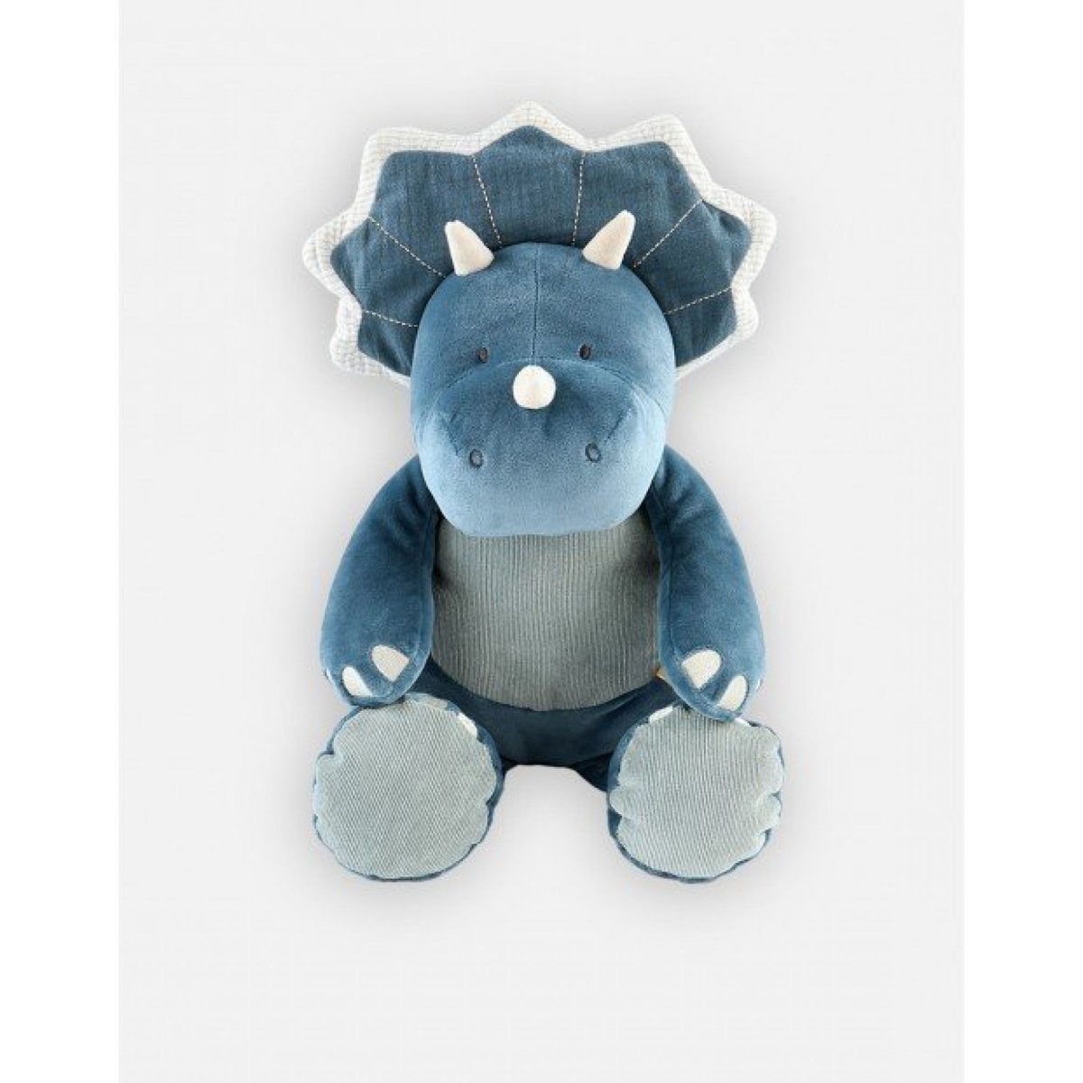 Peluche tricératops Ops 40 cm bleu, NOUKIE'S