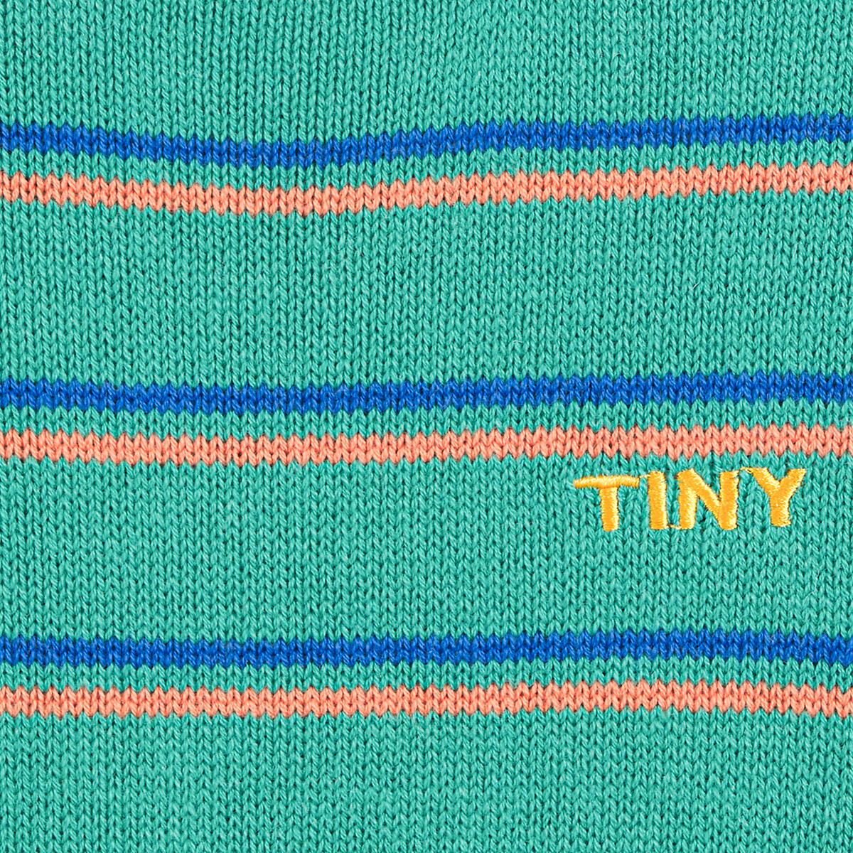 Striped Cotton/Wool Dress with Long Sleeves green, TINY X LA REDOUTE
