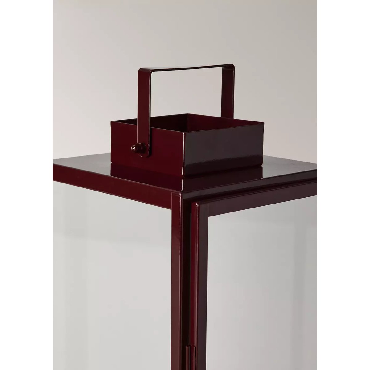 Bougeoir en verre grenat, MANGO HOME
