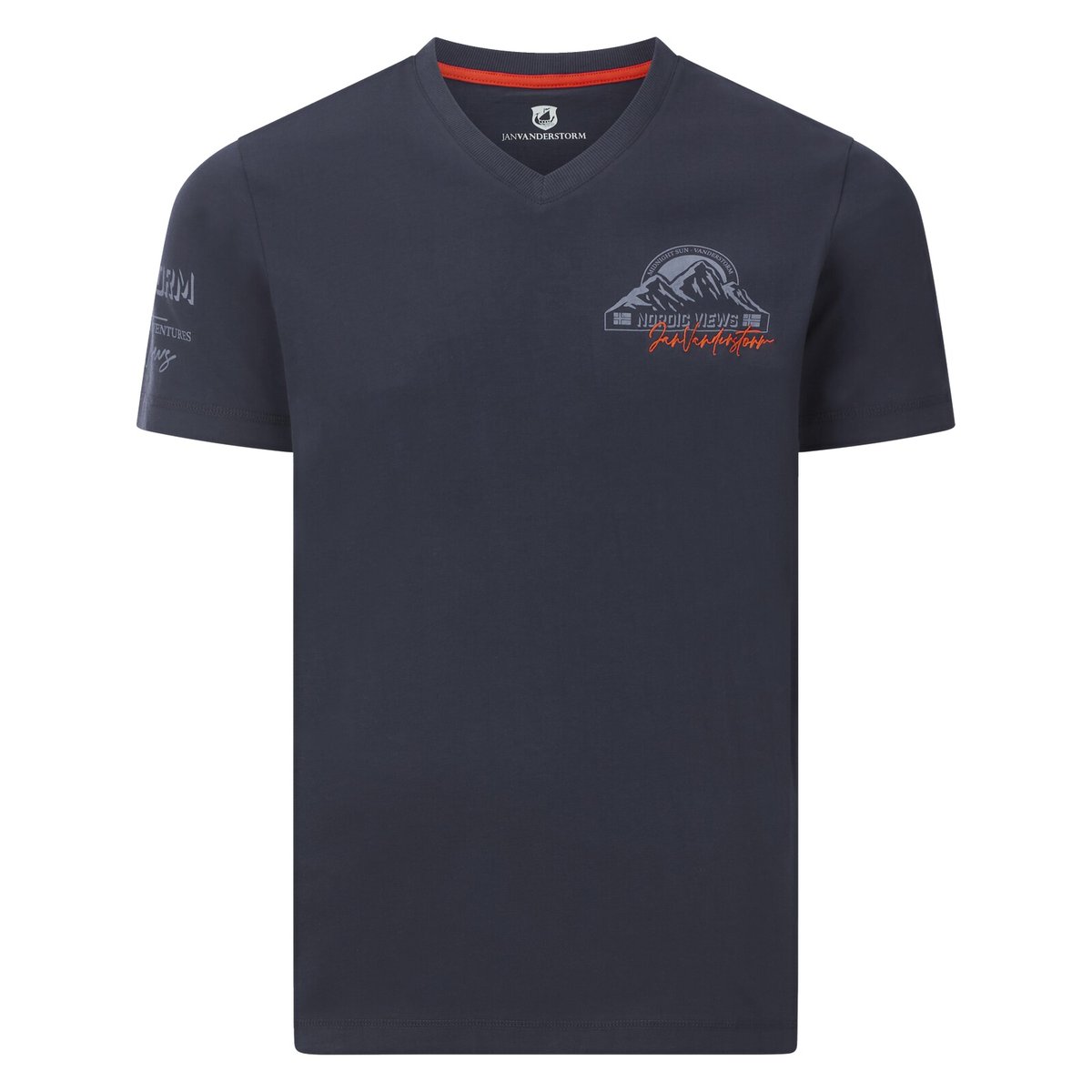 Lot de 2 T-shirts JENDUR bleu foncé olive, JAN VANDERSTORM
