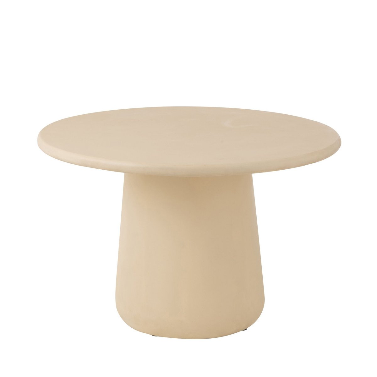 Table à manger ronde organique beige D118 4 places - MILLY beige, HELLIN, DEPUIS 1862