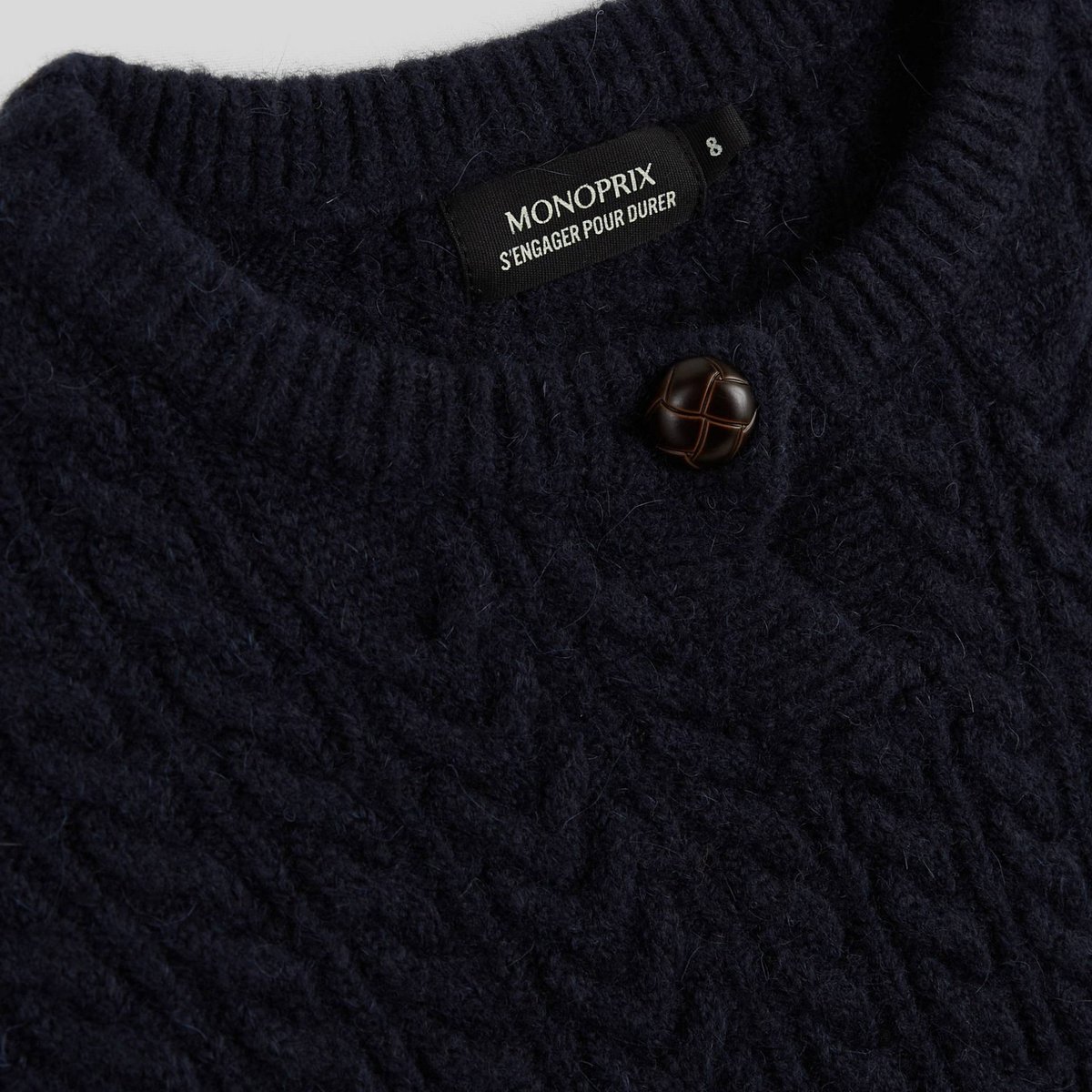 Cape unie marine, MONOPRIX