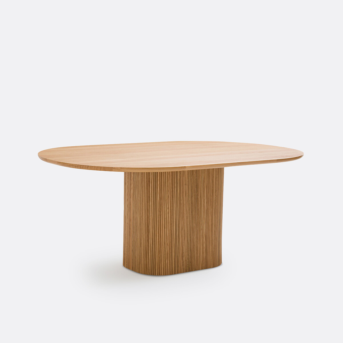 Table à manger, ovale, en plaqué chêne, pour 6 à 8 couverts, TAMULA chêne, LA REDOUTE INTERIEURS