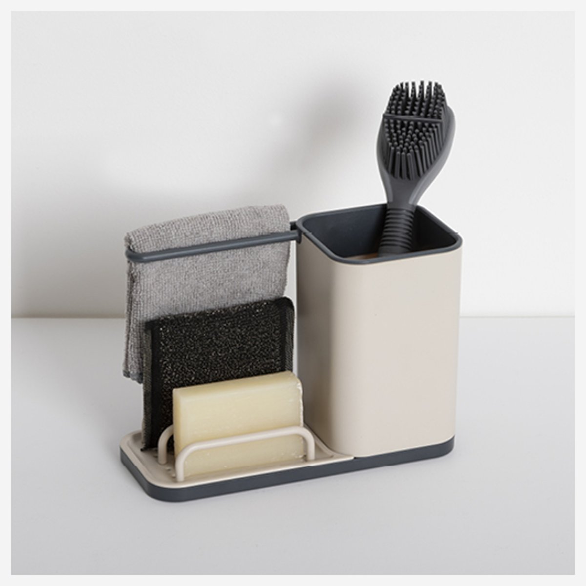Organisateur d'évier NÉO beige, 5FIVE SIMPLY SMART