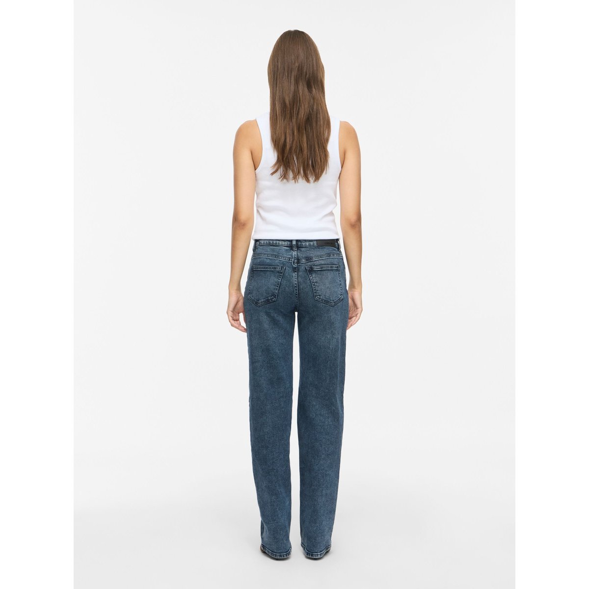Jean Droit bleu - dark blue denim1, NOISY MAY