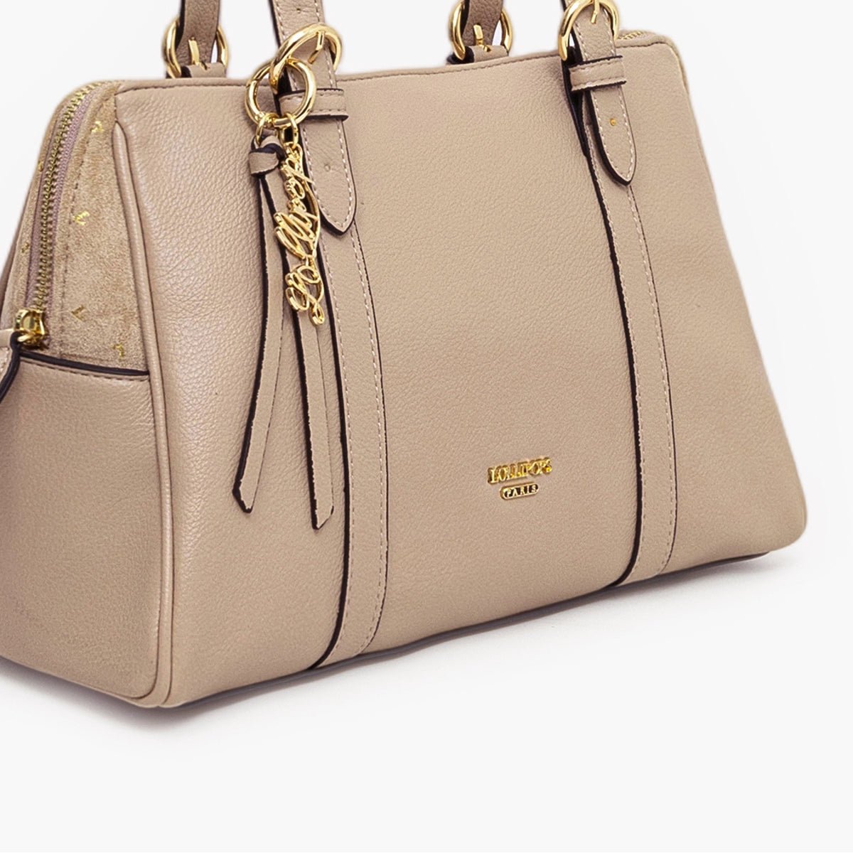 Sac bowling M Tobi doré,taupe, LOLLIPOPS