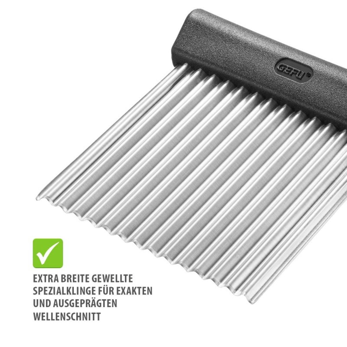 Découpeur à lame ondulée RIFFL argent / métallique, GEFU