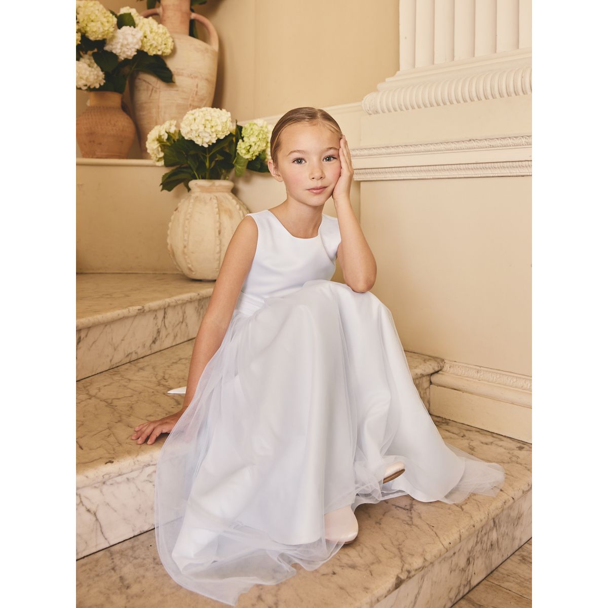 Robe de demoiselle d'honneur avec nœud blanc, NEXT