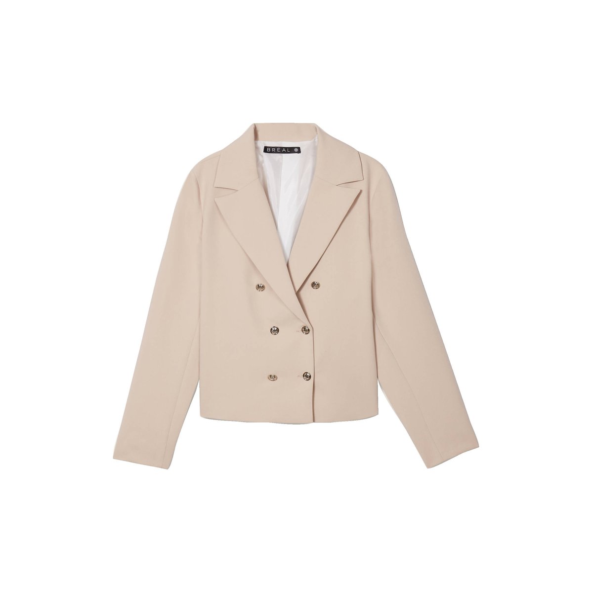 Veste tailleur courte sable, BREAL