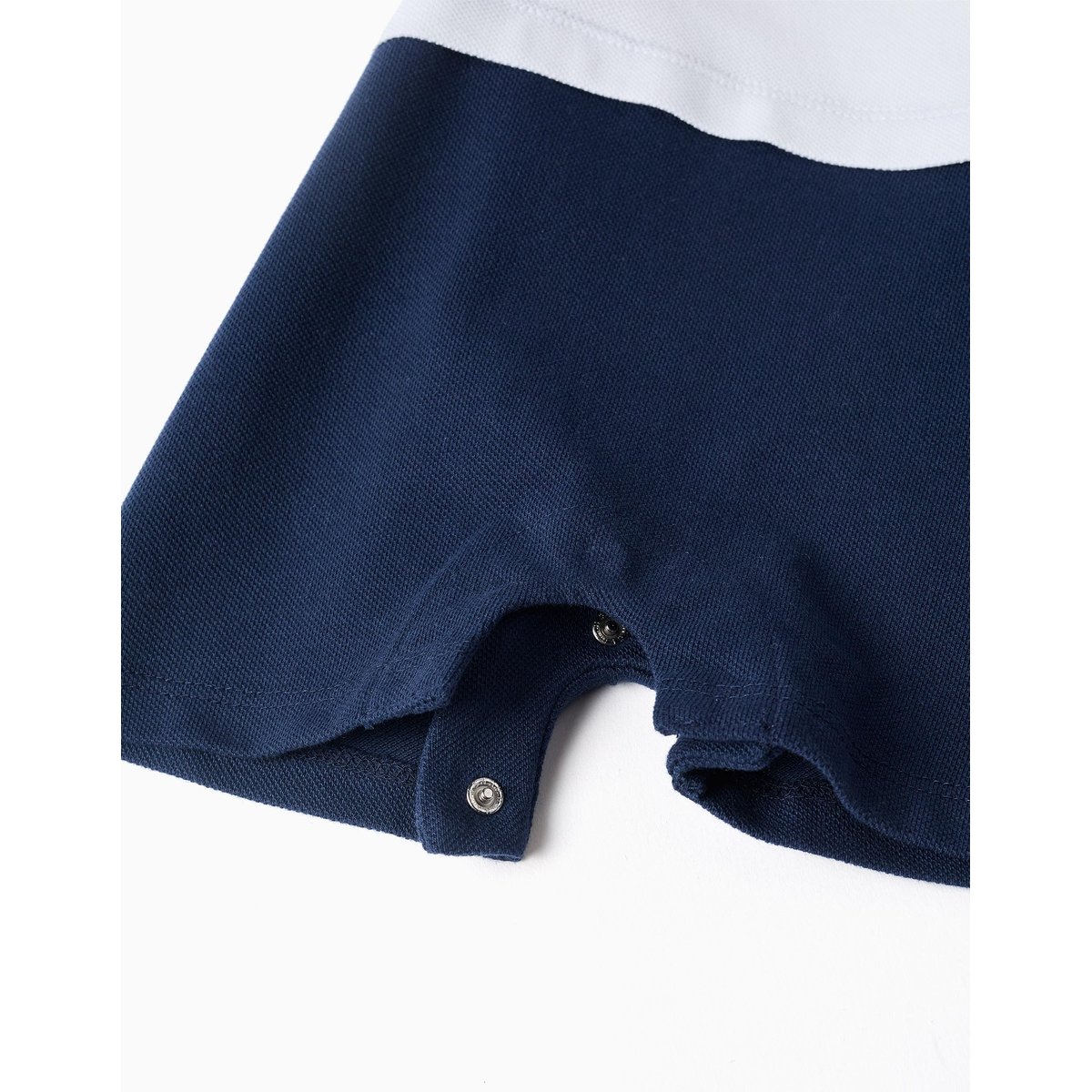 Combishort en coton piqué avec Mickey bleu foncé, ZIPPY