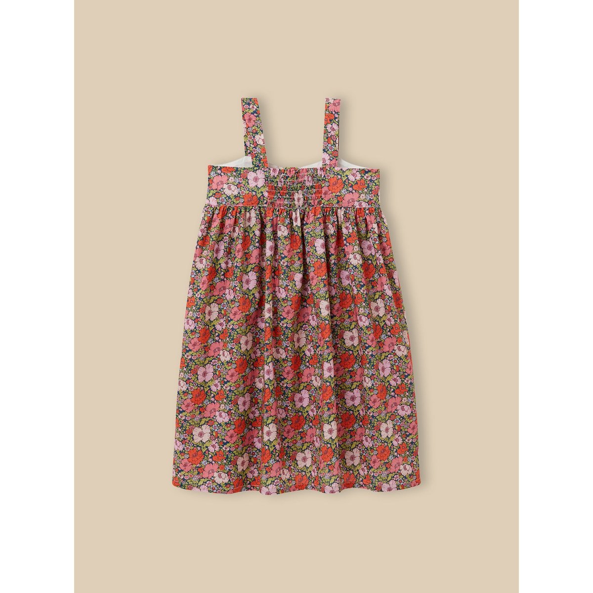 Robe tissu Liberty Meadow Song liberty meadow song corail, CYRILLUS