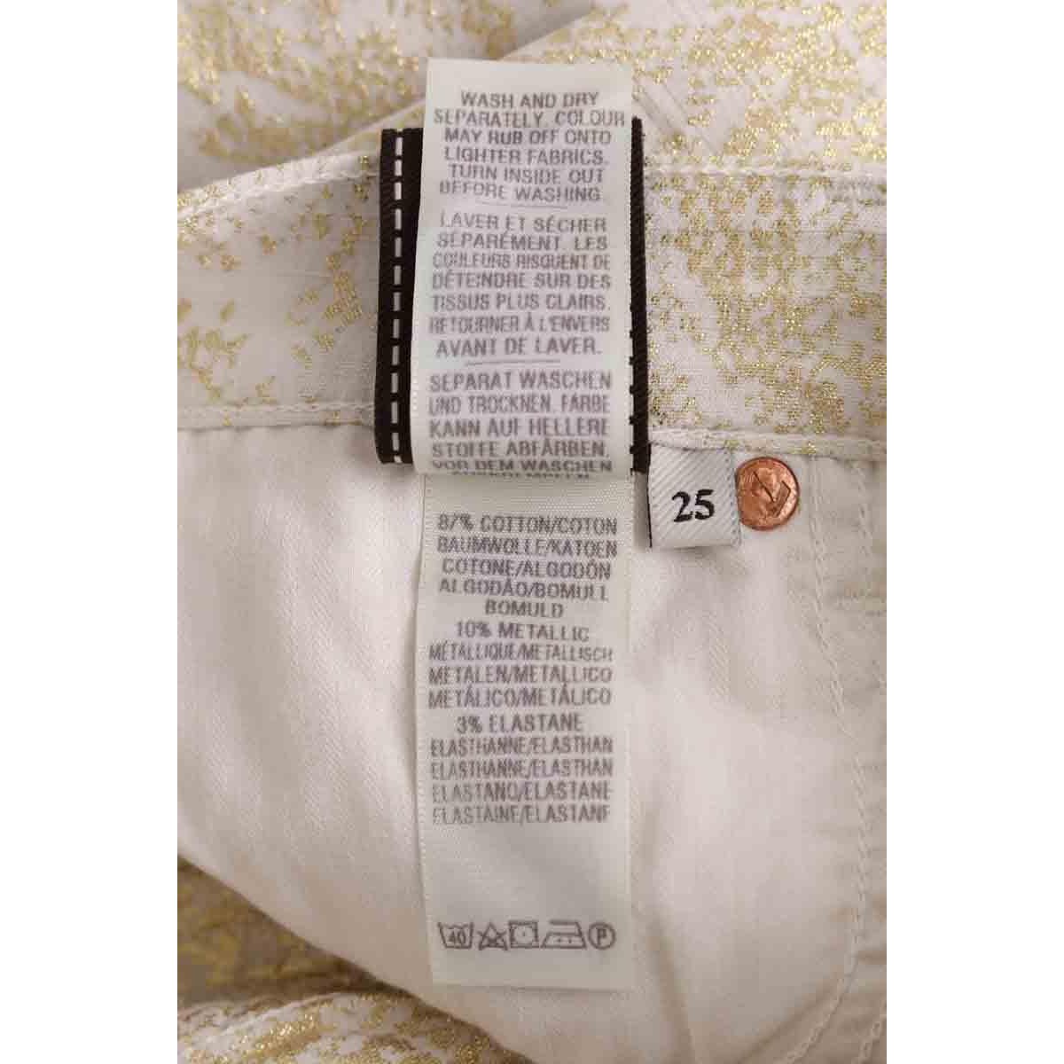 Pantalon slim - Très Bon État blanc, 7 FOR ALL MANKIND