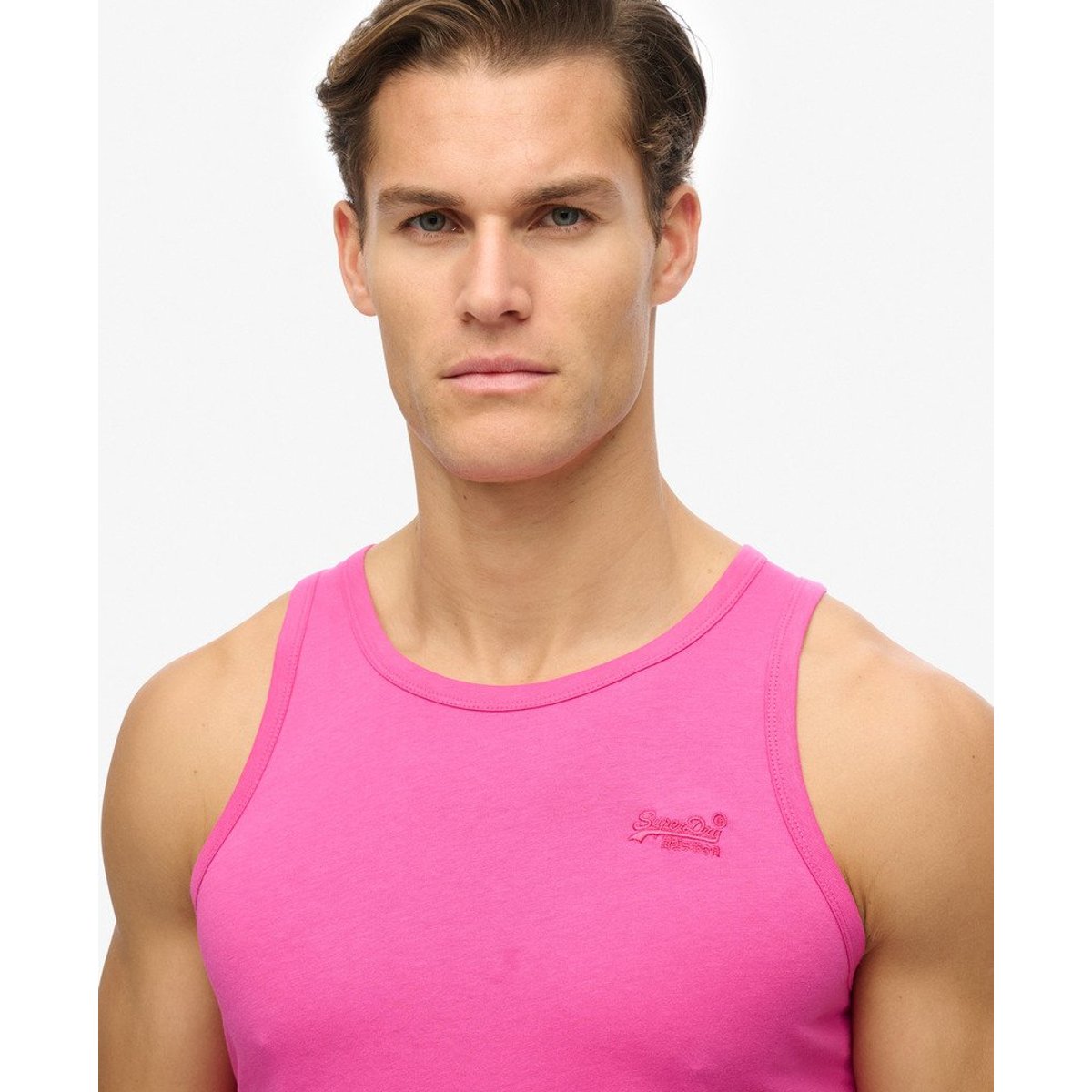 Débardeur Essential Logo rose echo, SUPERDRY