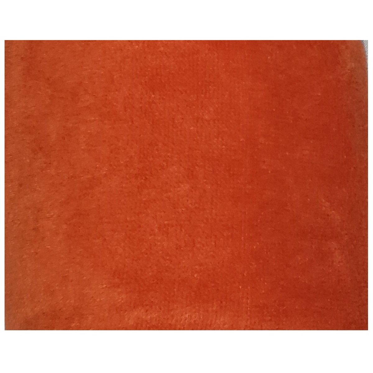 Serviette drap de plage velours 100 x 180 cm uni rouge orange, EDEN