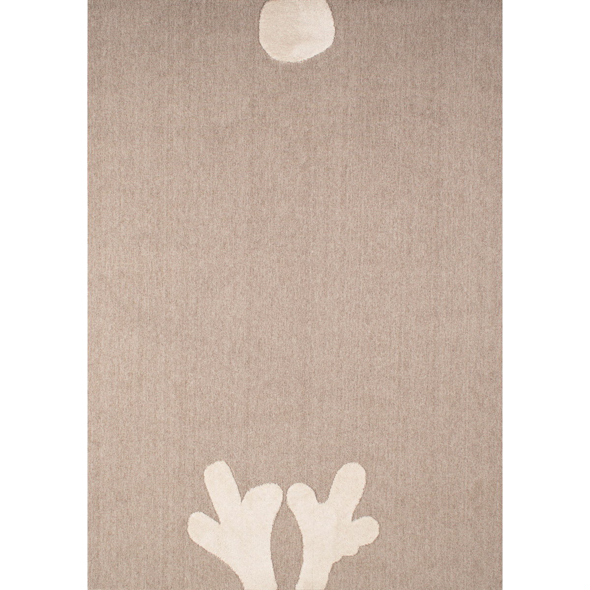 Tapis enfant BAMBI beige renne, NAZAR RUGS