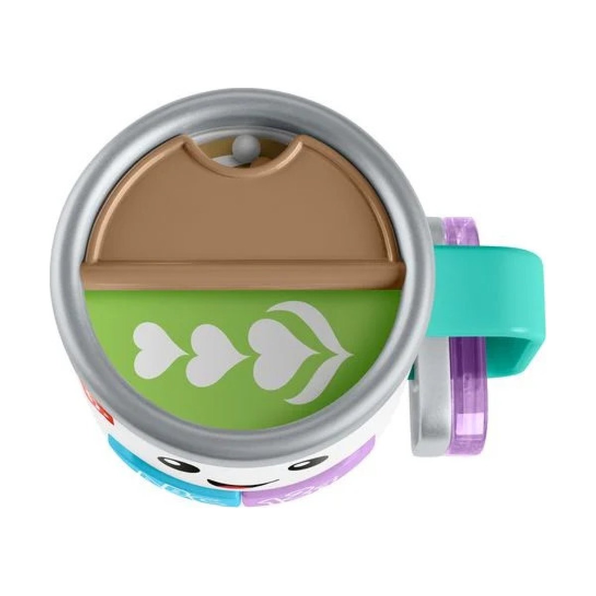 Fisher-Price - Jouet d'éveil interactif : tasse à café multicolore, MATTEL