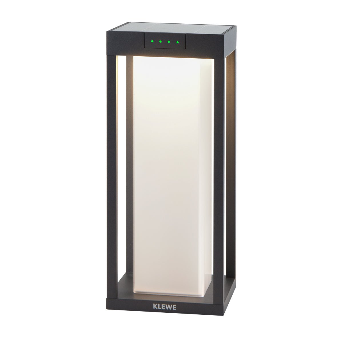 Borne solaire aluminium RADIA MINI MOON noir, LUMISKY