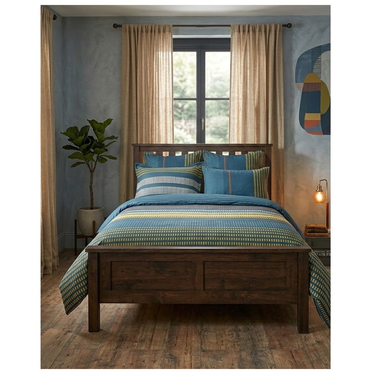 Parure de lit Collection Weasley bleu, EDEN