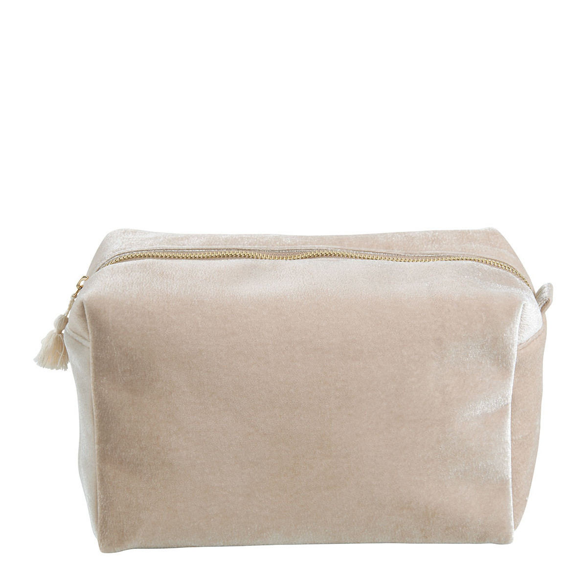 Trousse de toilette rectangulaire ecru, MATHILDE M