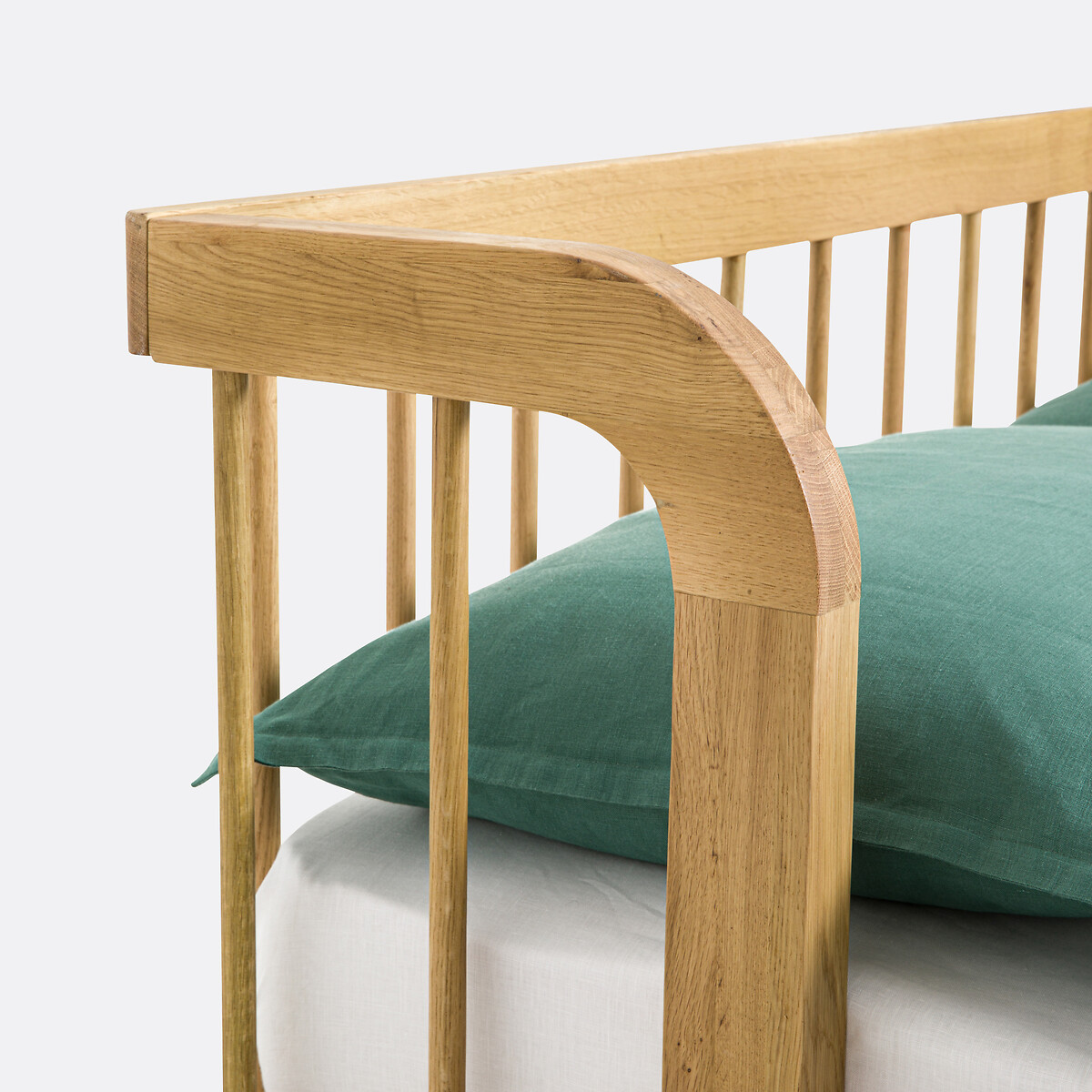 Matea Solid Oak Bed with Bed Base oak, LA REDOUTE INTERIEURS