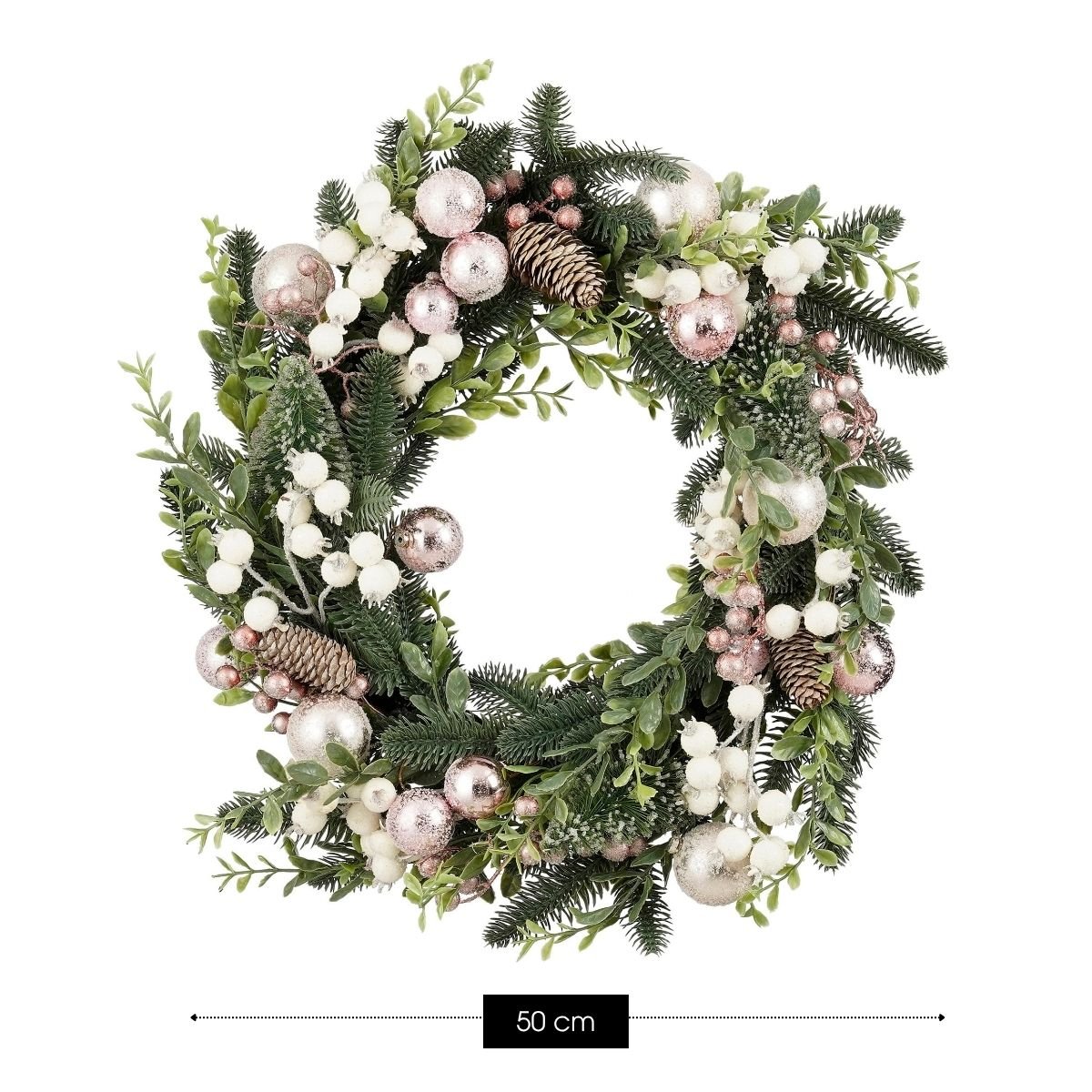 Couronne rose, MICA DECORATIONS