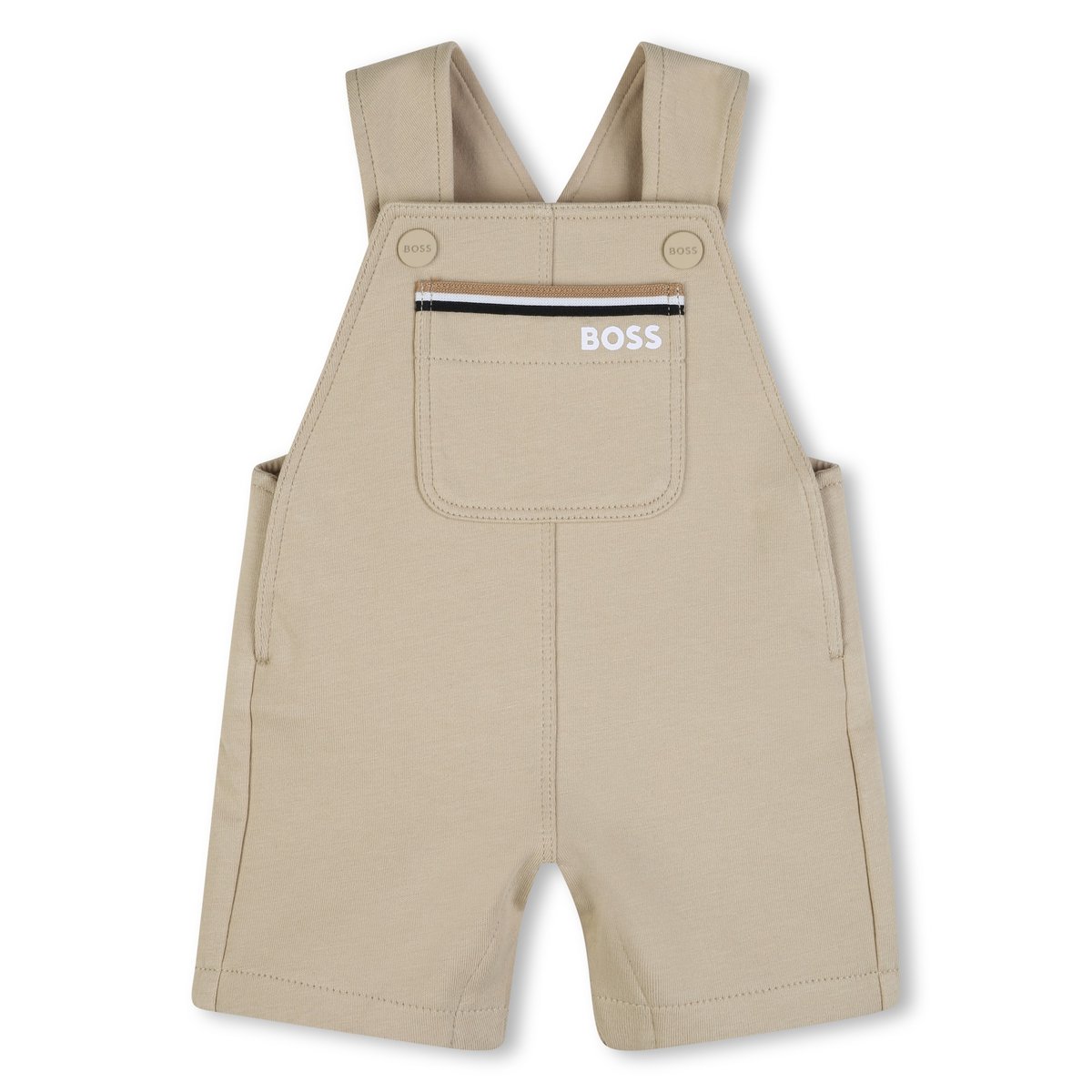 Salopette short sand, BOSS KIDSWEAR