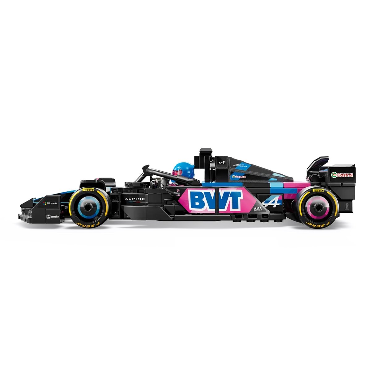 Voiture F1® BWT Alpine Team A524 noir, LEGO