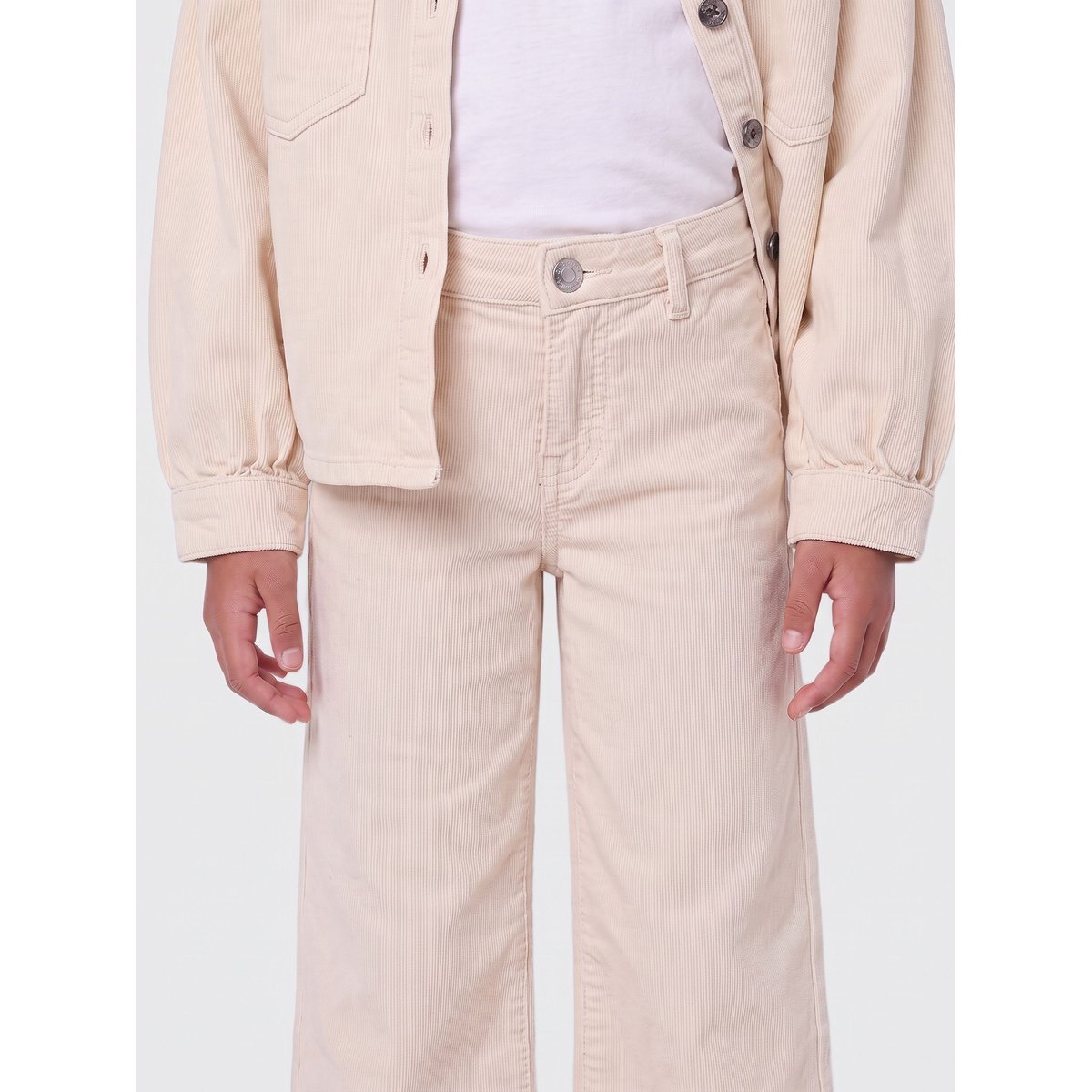 Pantalon À Jambe Large ecru, KIDS ONLY