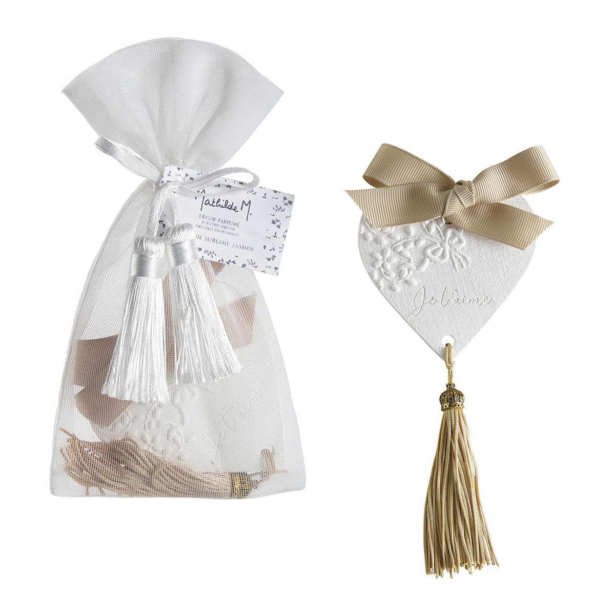 Décor parfumé Je t'aime - Sublime Jasmin beige, MATHILDE M