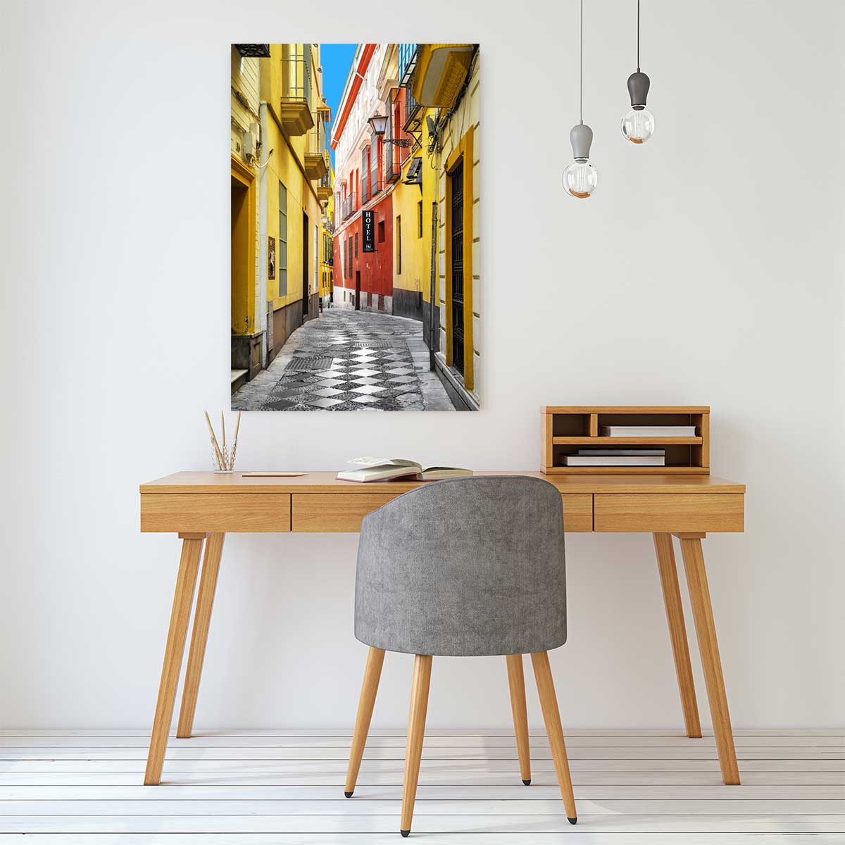 Tableau spain street tableau alu dibond, HEXOA