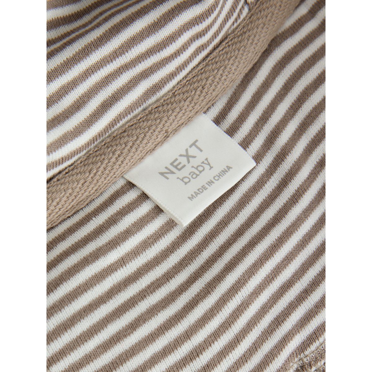 Combinaison nylon bébé à capuche matelassée marron, NEXT