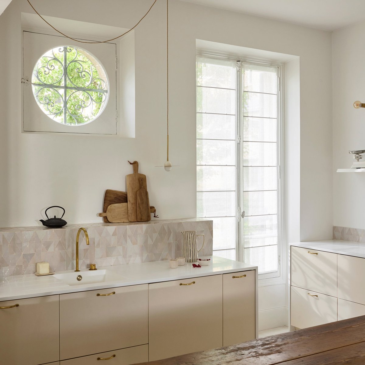 Store Bateau en Lin SHADOW blanc, MADURA