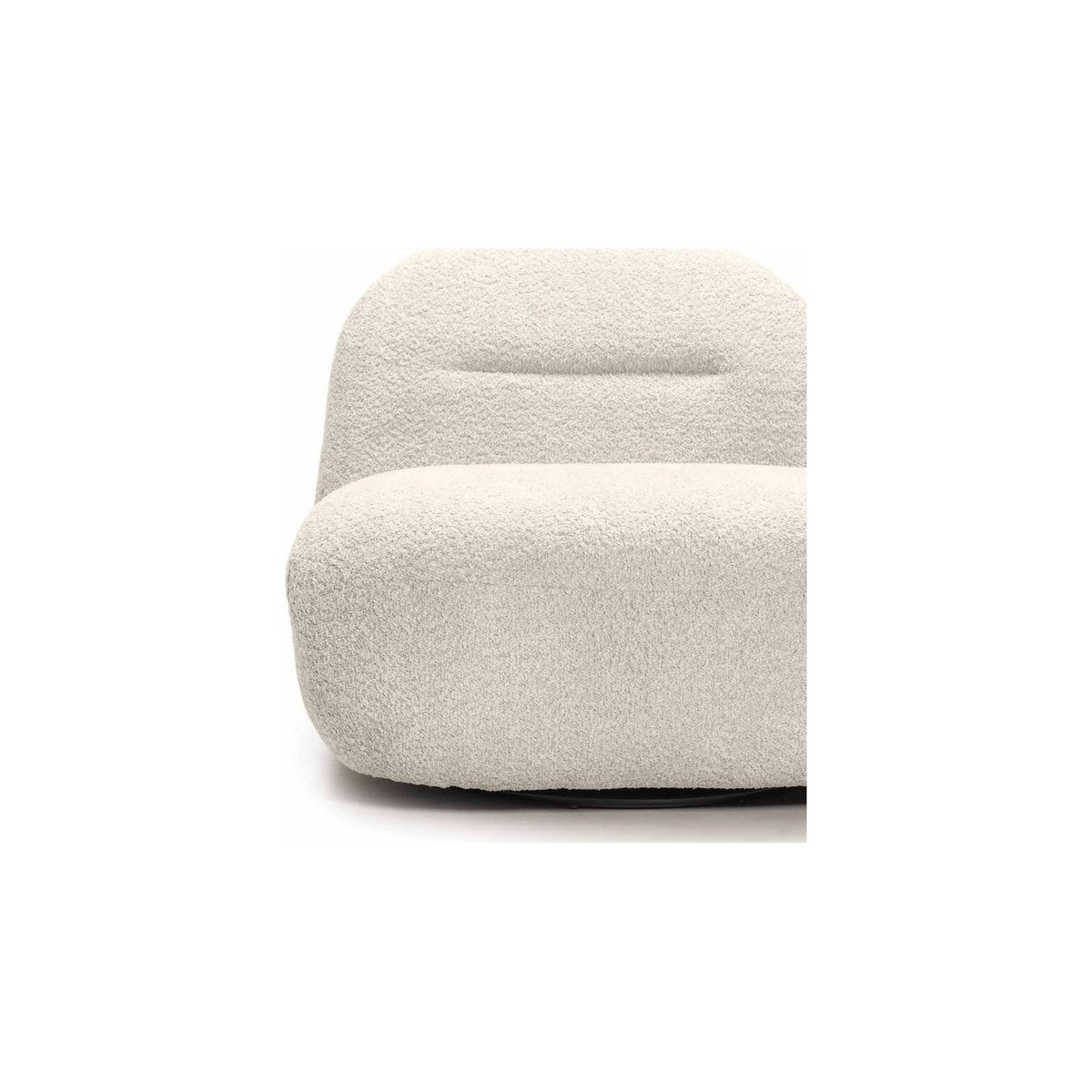Fauteuil lounge pivotant collection BOCHIC crème, RECOLLECTION