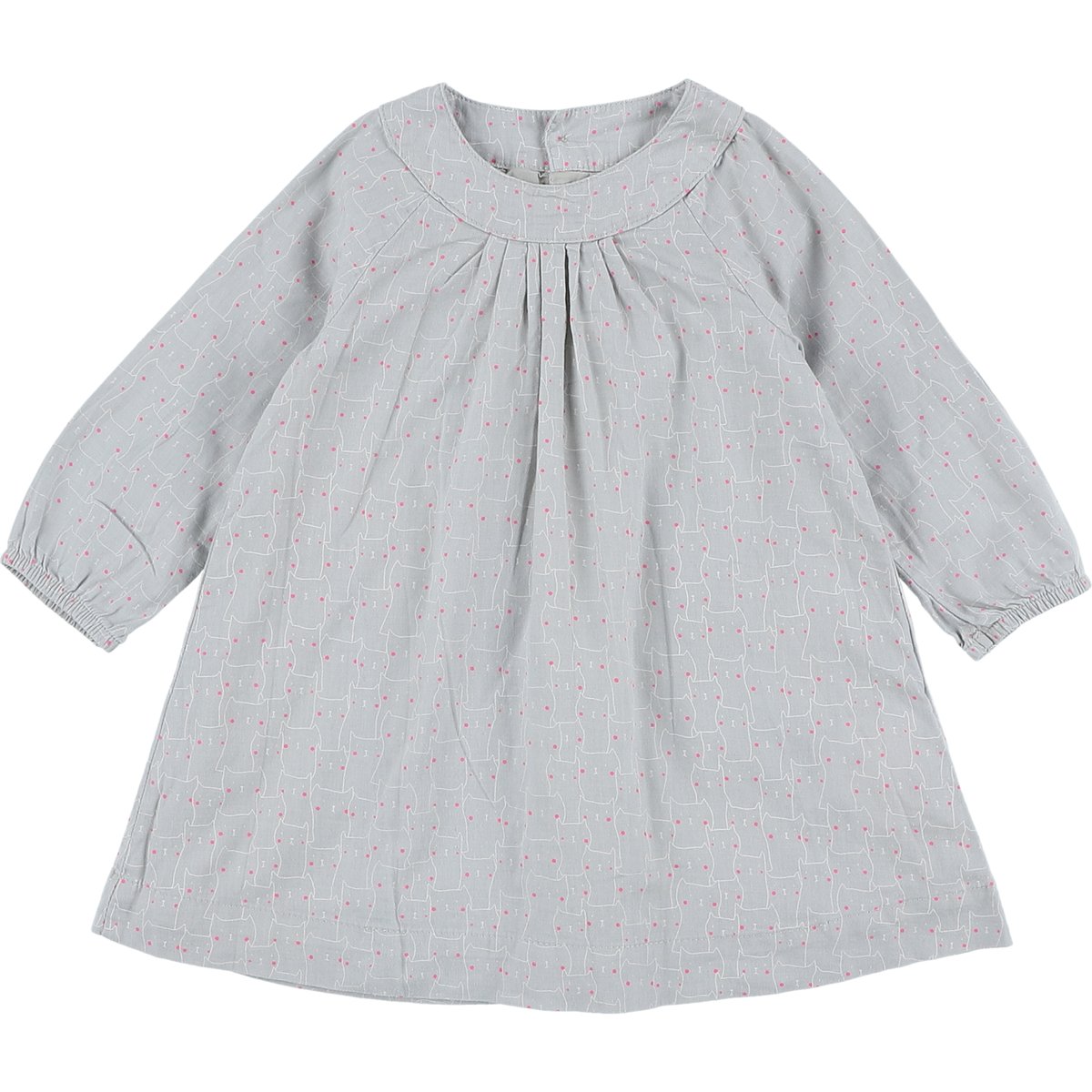 Robe - Très bon état gris;rose, VERTBAUDET