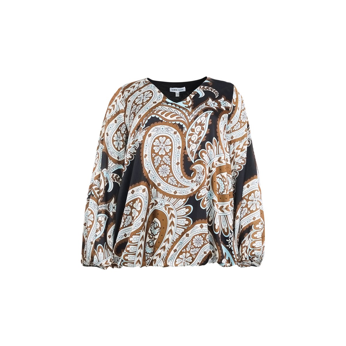 Tunique mit Paisley- Design bleu, YOEK