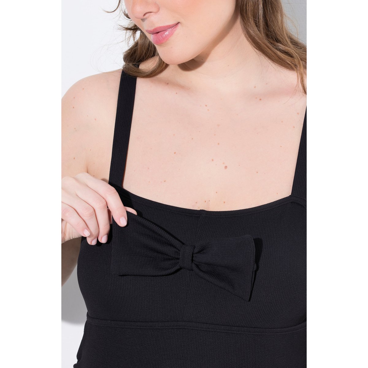 Maillot de bain de grossesse, bonnets souples noir, ULLA POPKEN