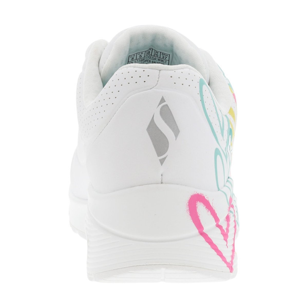 Baskets UNO CHANGED LOVE white multicolor, SKECHERS