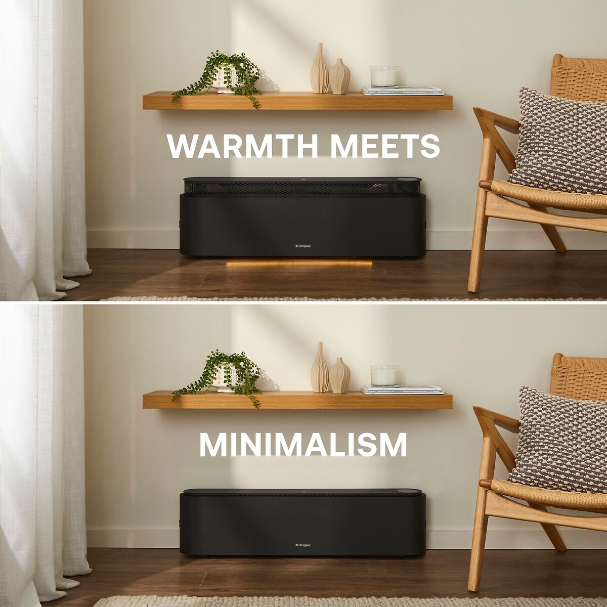 ThermalQ 2.2kW Baseboard Convector Heater - DXBC22 black, DIMPLEX