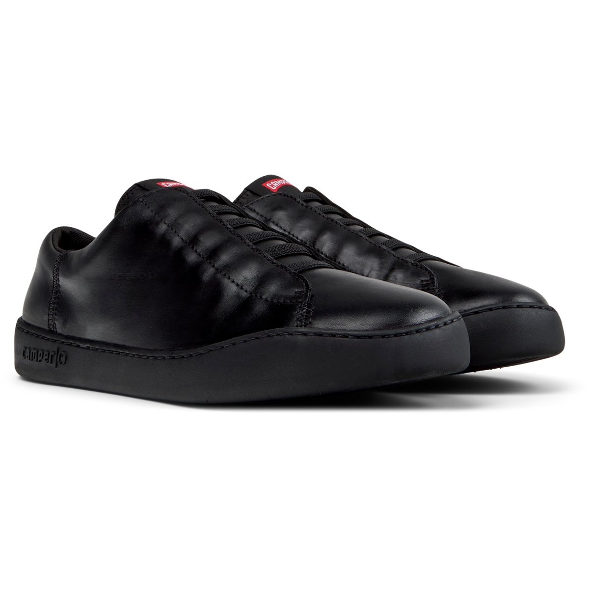 Baskets Peu Touring Smooth Leather noir, CAMPER
