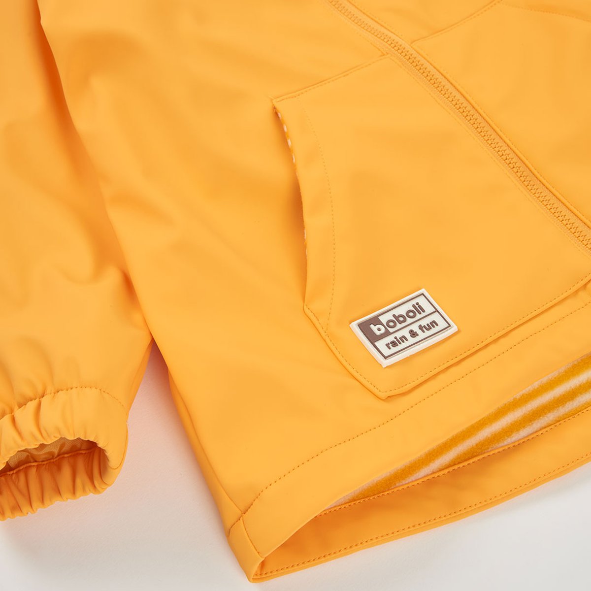 Imperméable à capuche orange, BOBOLI
